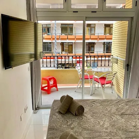 Apartament Modern Loft With Terrace In Pedestrian Street Next To Las Canteras